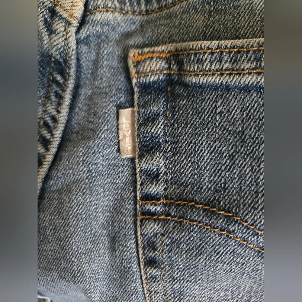 Levi's SilverTab Jeans Womens Size 28 Mom Jean Blue Denim Skinny High Waisted - Picture 5 of 9